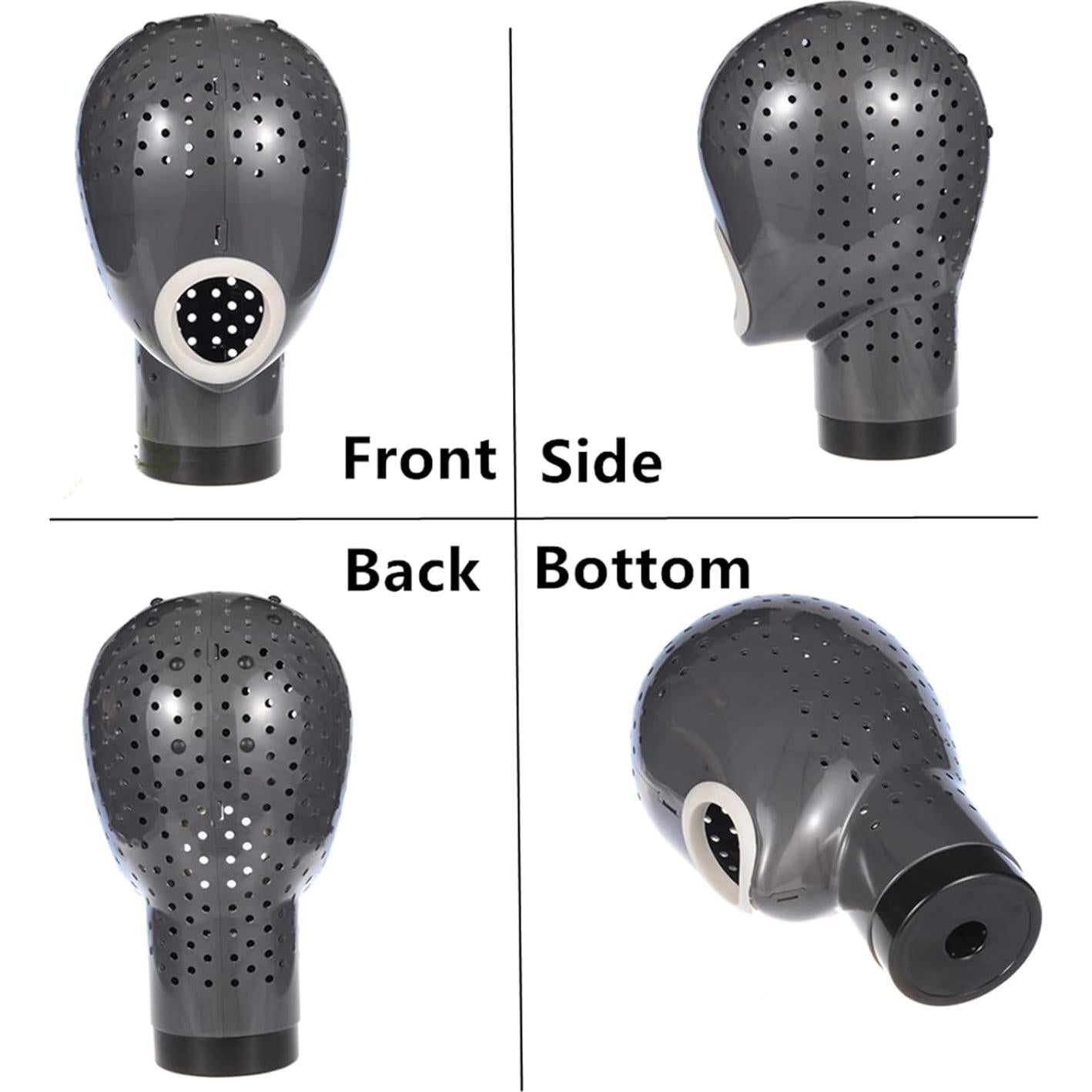 Soporte para Pelucas HOMEGOAL con Secador - Gris Oscuro