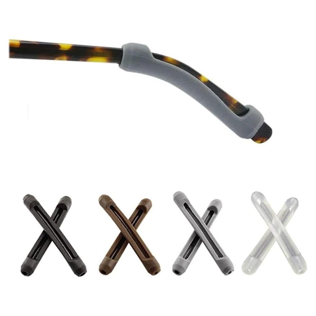 Fundas Antideslizantes para Patas de Gafas Medsuo - 4 Pares