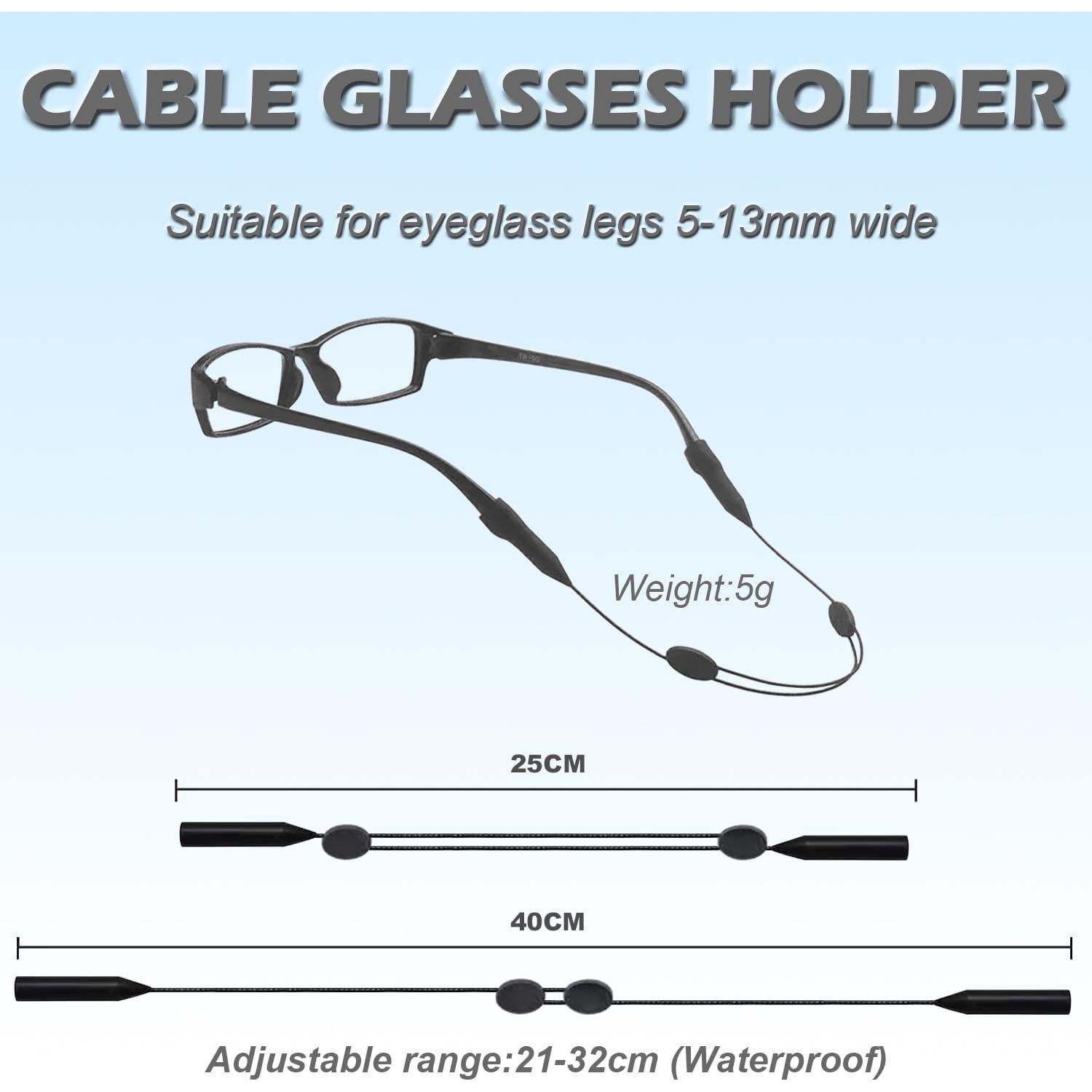 YINVA Correa de Gafas Ajustable para Hombres y Mujeres - 16 Piezas