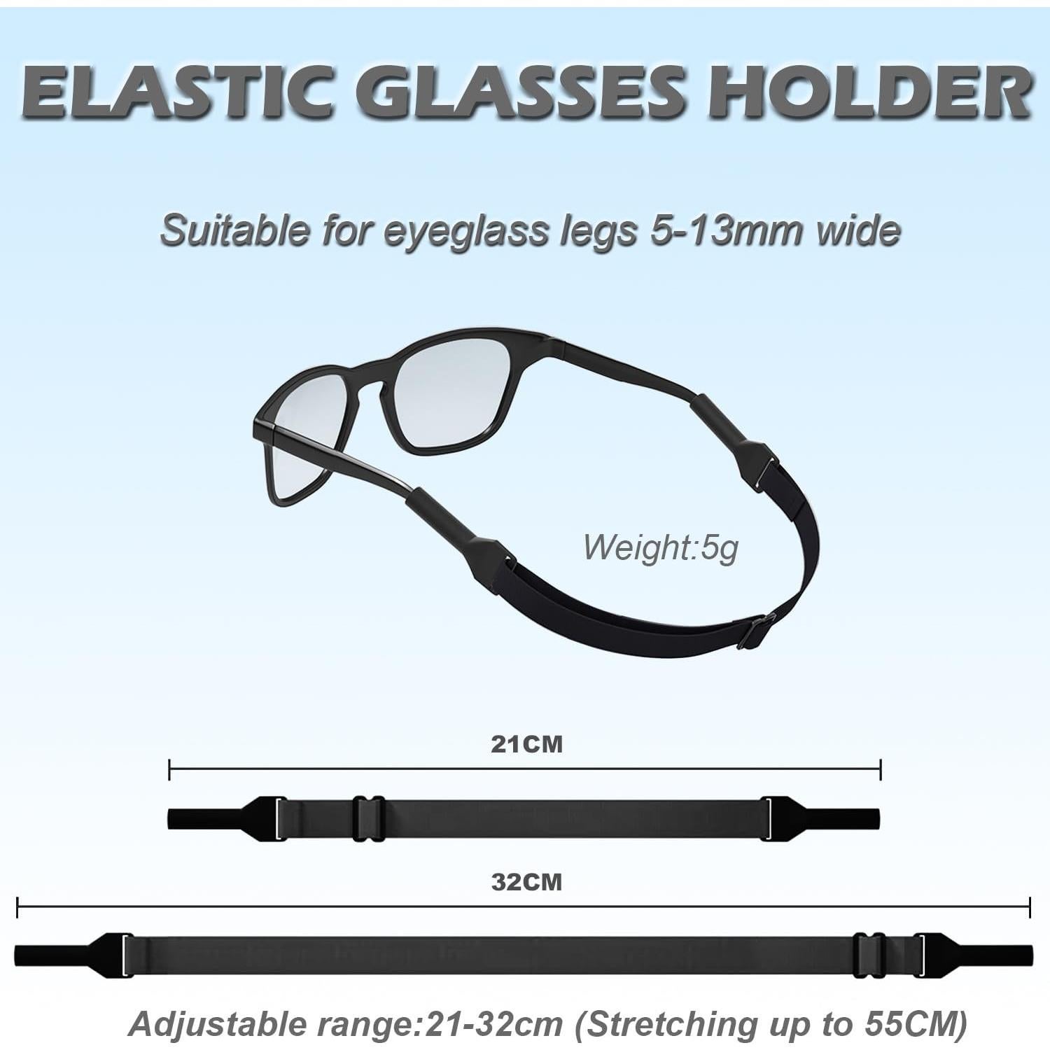 YINVA Correa de Gafas Ajustable para Hombres y Mujeres - 16 Piezas