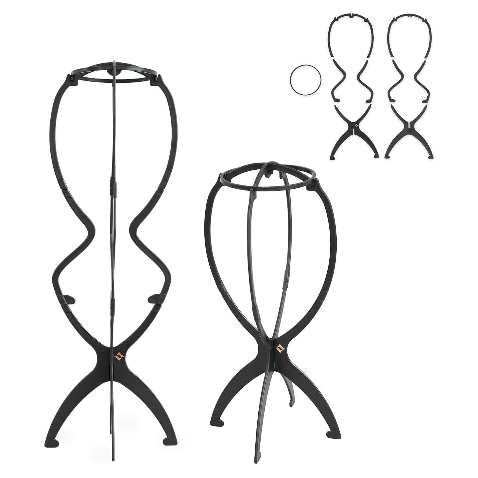 Soporte para Pelucas LINEASTORIA Colapsable Negro 35.56 cm