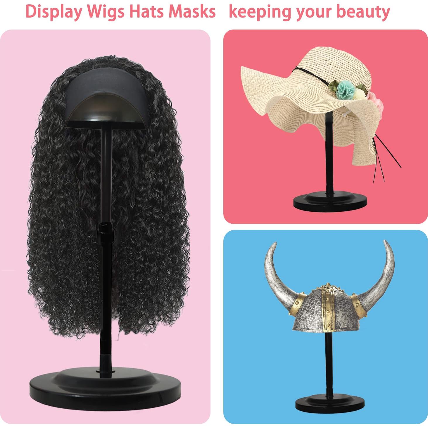 Soporte para Pelucas Ajustable WiZiWi 2PCS Antideslizante