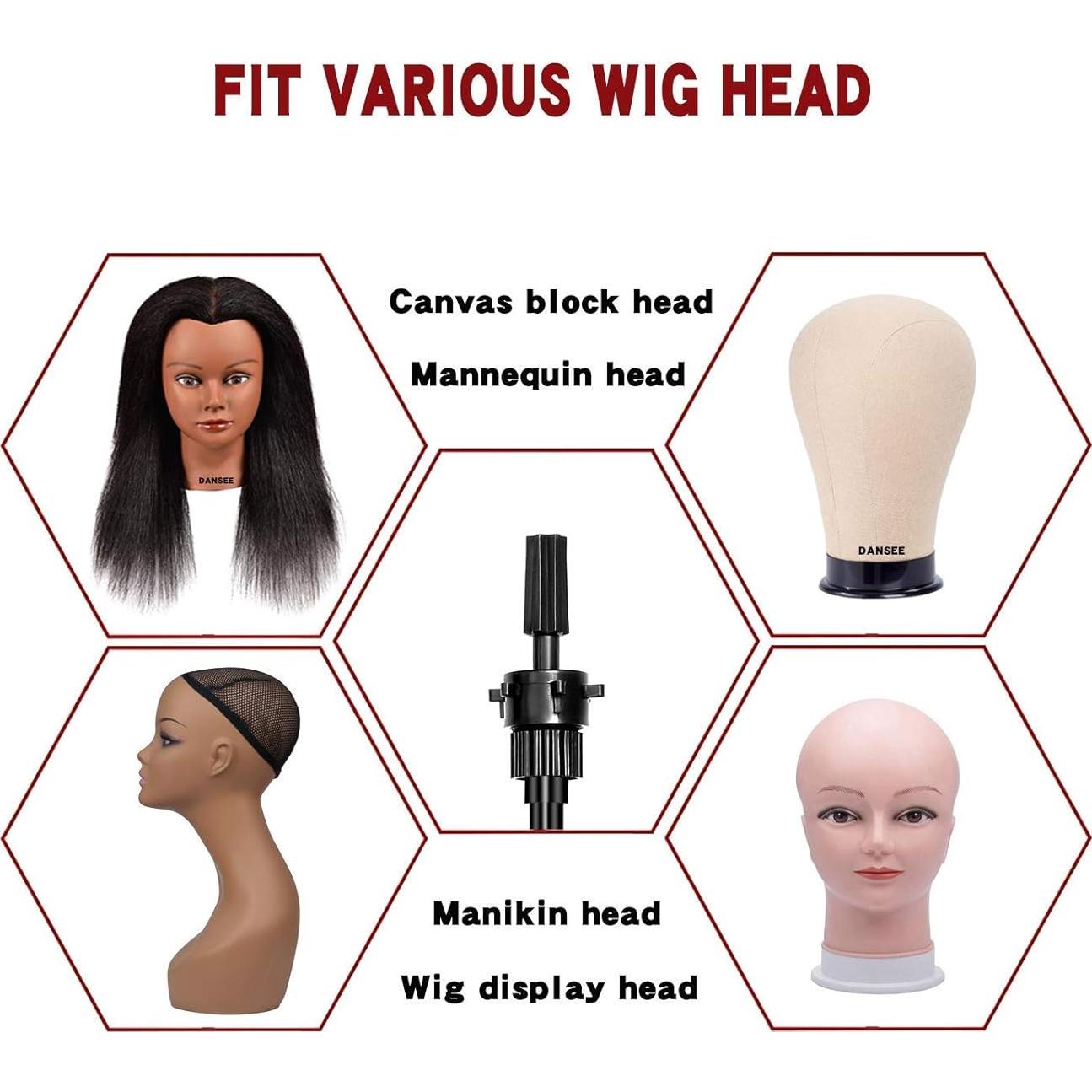 Soporte de Peluca Tripode Ajustable DANSEE 61-163 cm