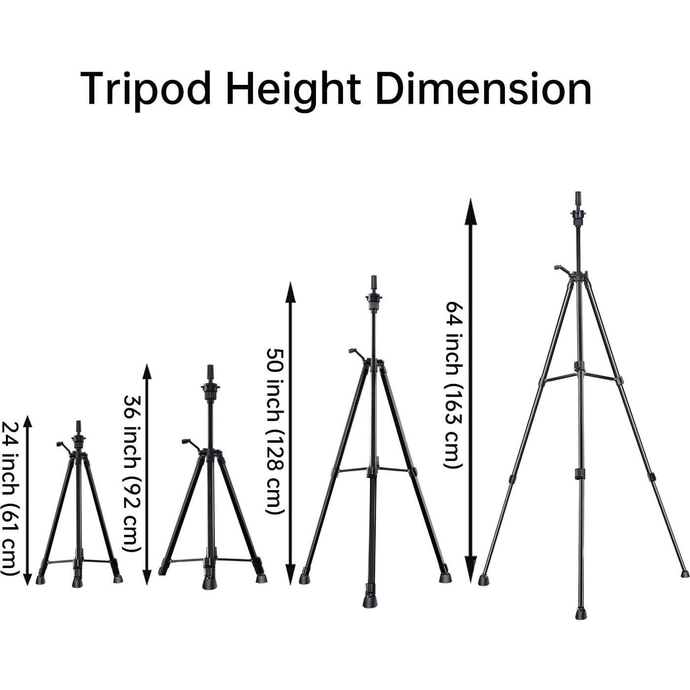Soporte de Peluca Tripode Ajustable DANSEE 61-163 cm