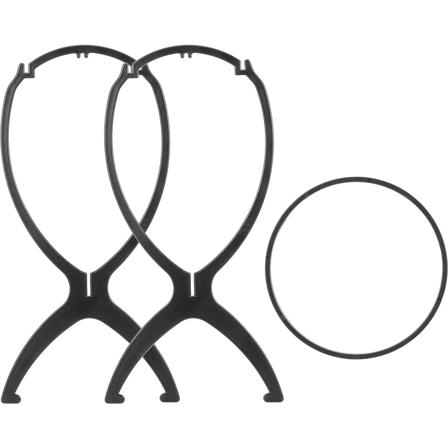 Soporte de Peluca Plegable JEUIHAU - 15 Unidades 36 cm