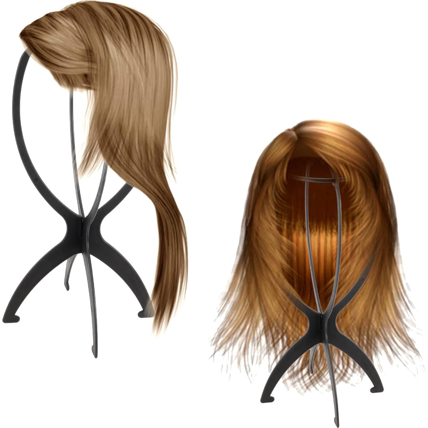 Soporte de Peluca Plegable JEUIHAU - 15 Unidades 36 cm