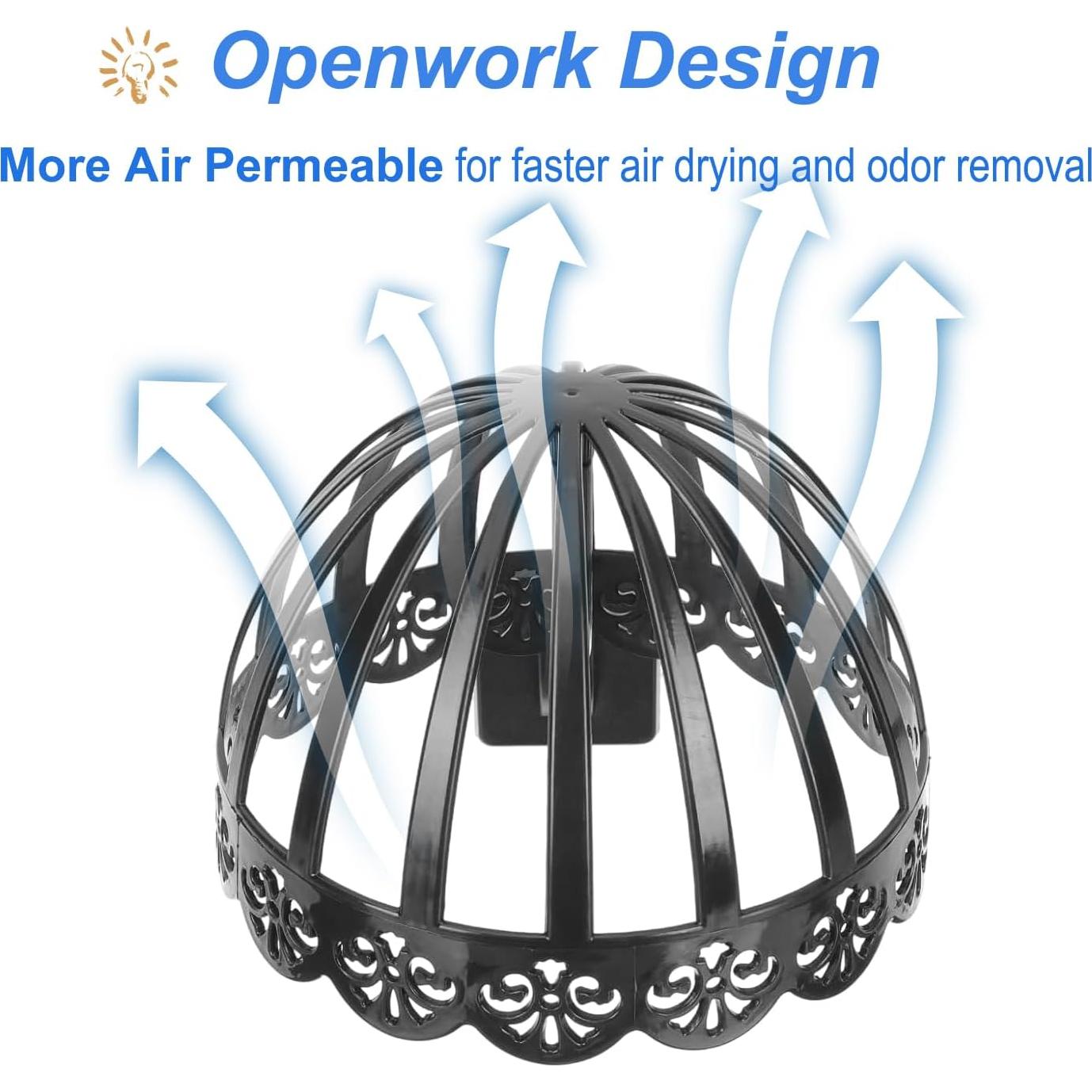 Soporte para Pelucas Montado en Pared WELIKEK Negro 1PC