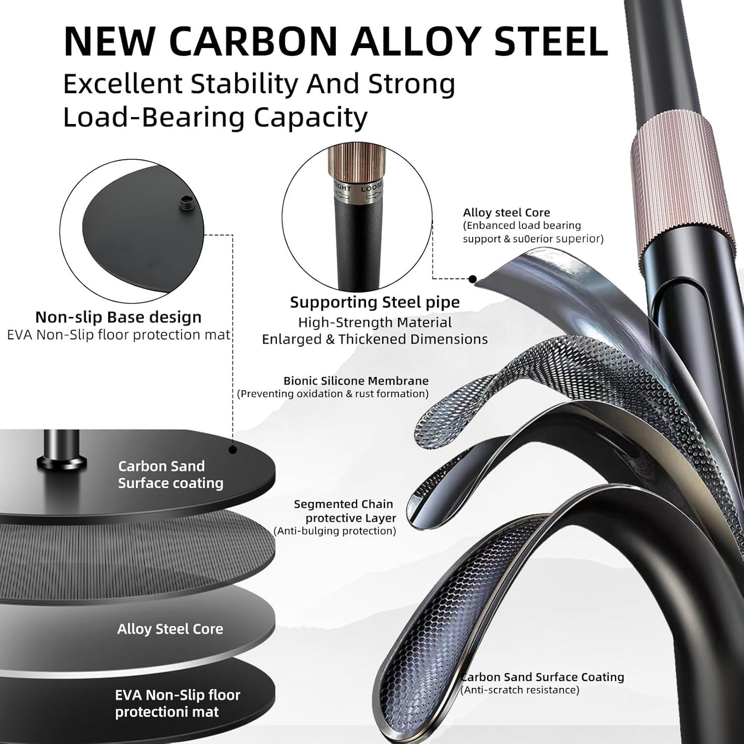 Soporte para Cabeza de Peluca PRESILKEE Ajustable 76-135 cm