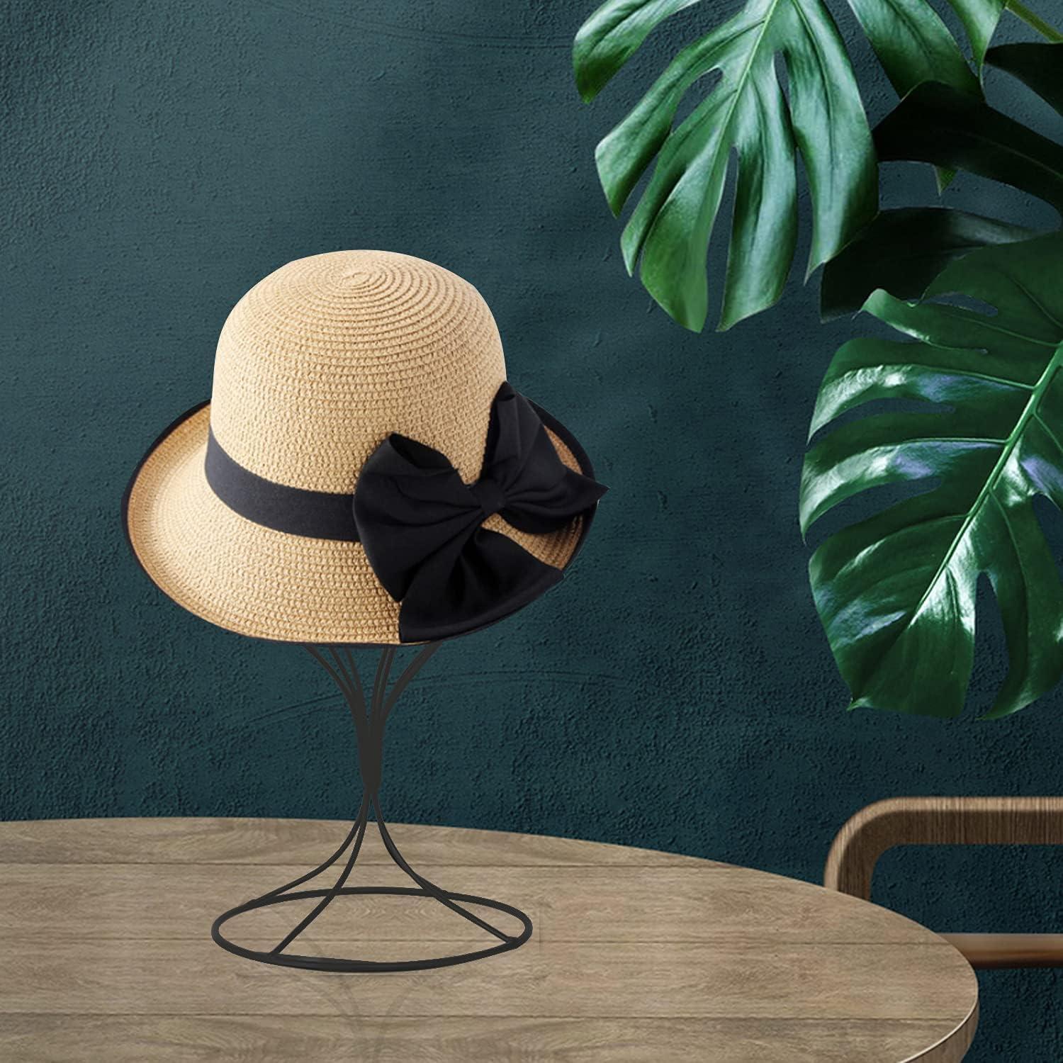 Soporte de Peluca de Metal A-SZCXTOP 32cm Negro Estable