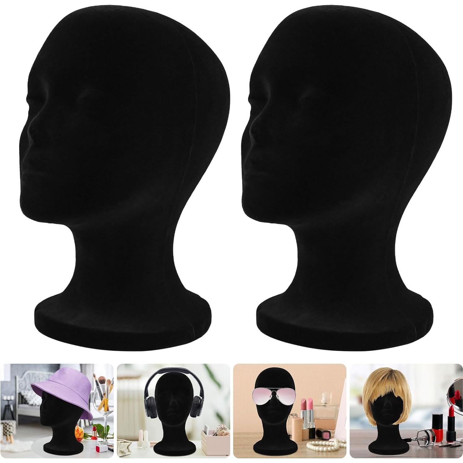 Soportes para Cabeza de Peluca FJIAYU - Paquete de 2, 30.48 cm