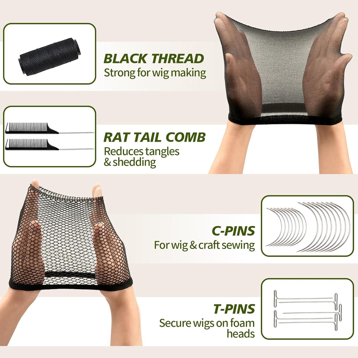 Soporte de Peluca Ajustable Goiple con Kit Completo de Estilizado