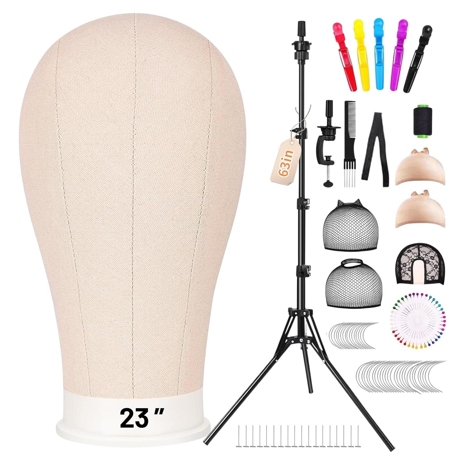 Soporte de Peluca Tripode TwoWin 63" con Cabeza Lona 23"