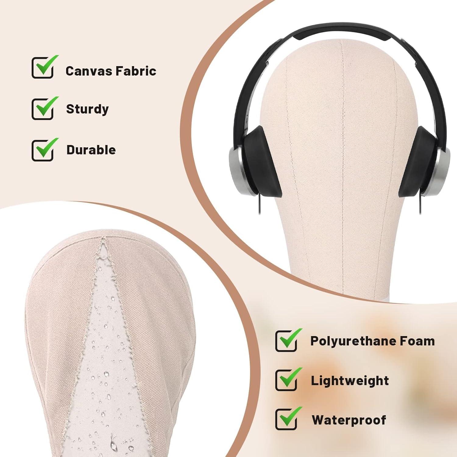 Soporte de Peluca Tripode TwoWin 63" con Cabeza Lona 23"