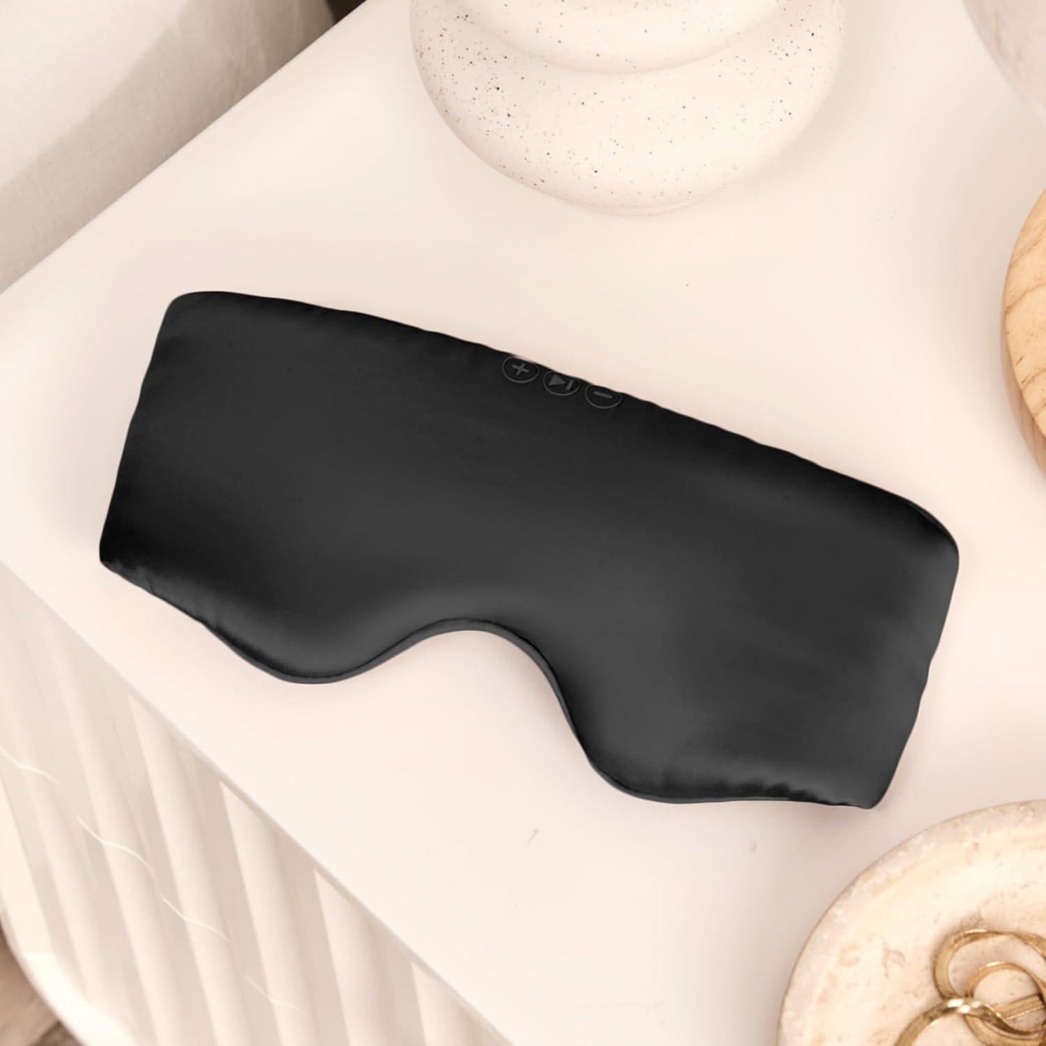 Mascarilla de Sueño Bluetooth Back Bay SilkSound Negra