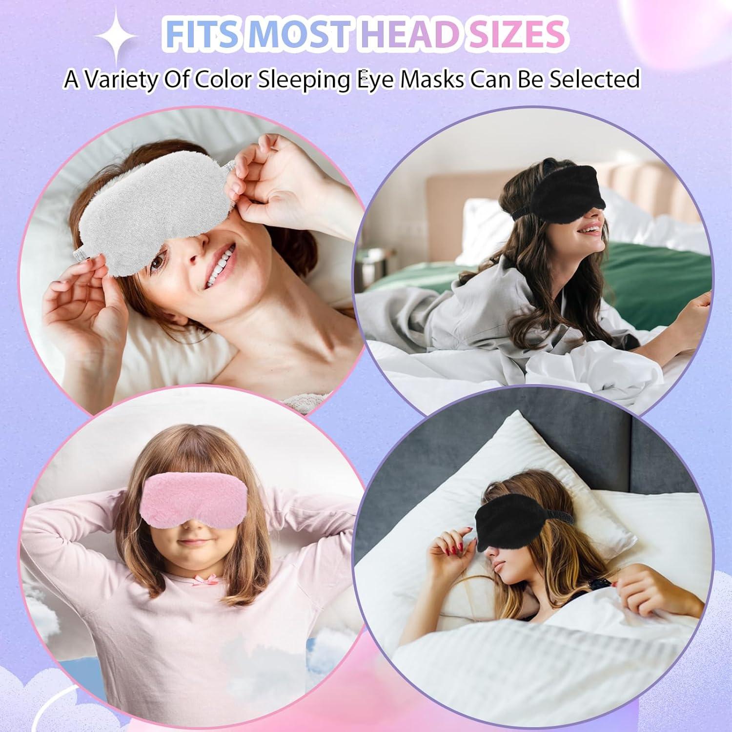 3 Pcs Máscaras de Ojos de Felpa WY LIGHTING para Dormir
