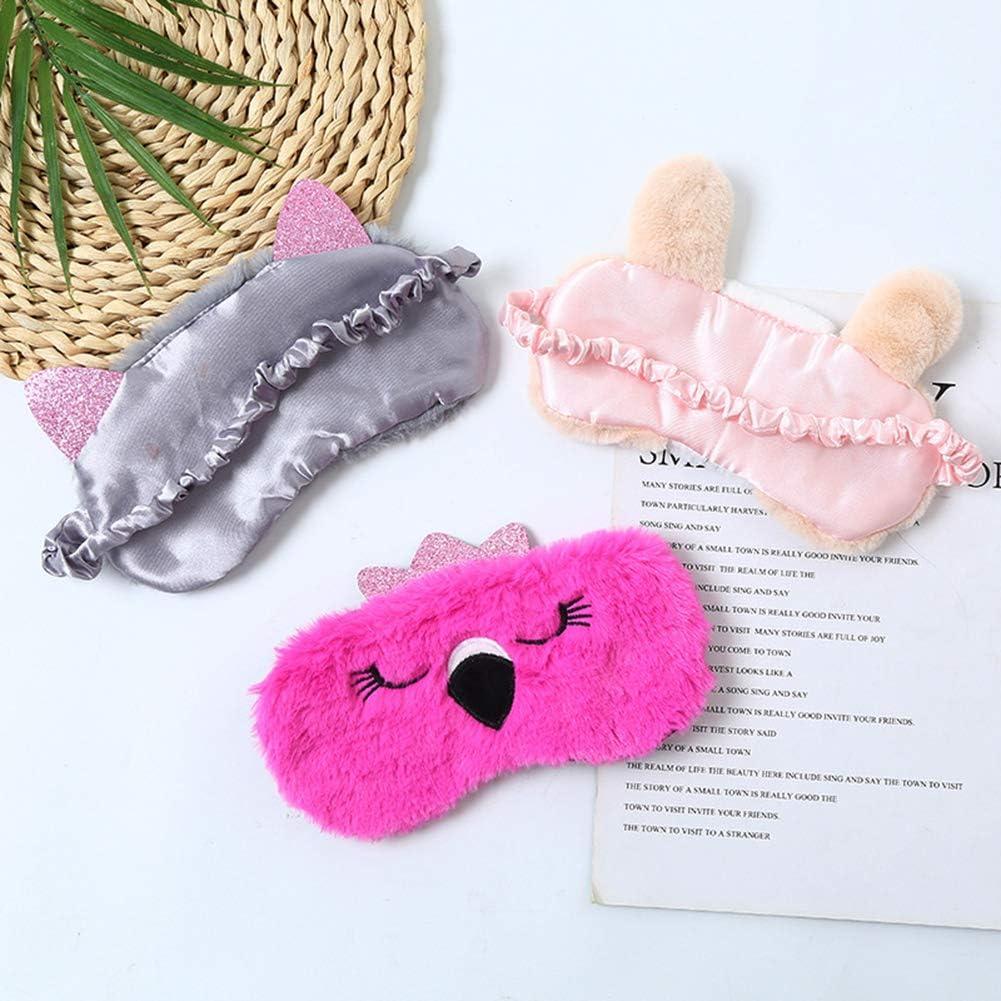 Conjunto de 4 Máscaras para Dormir Yosbabe - Animales Lindos