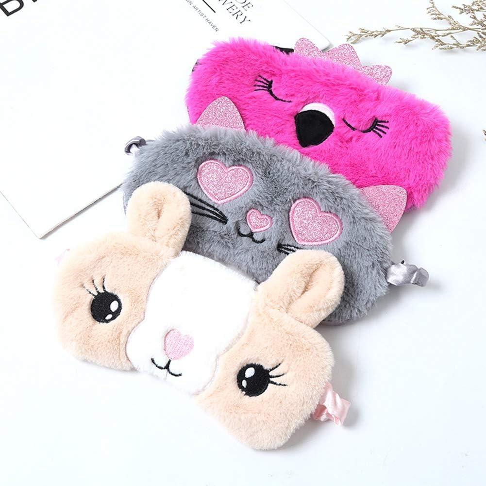 Conjunto de 4 Máscaras para Dormir Yosbabe - Animales Lindos