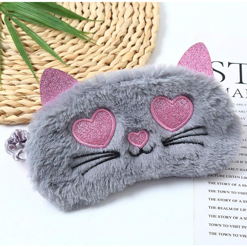 Conjunto de 4 Máscaras para Dormir Yosbabe - Animales Lindos