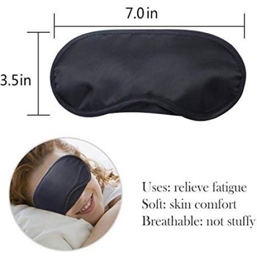 Conjunto 12 Máscaras de Sueño Coloridas Exacoo - Suaves y Lavables