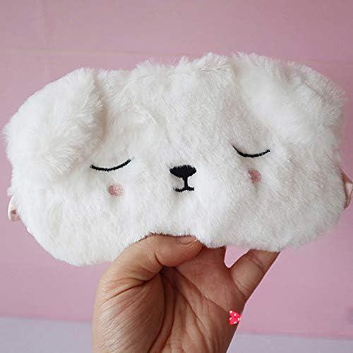 Máscara de Sueño Gato Negro y Perro Blanco Shinywear 2 Pcs