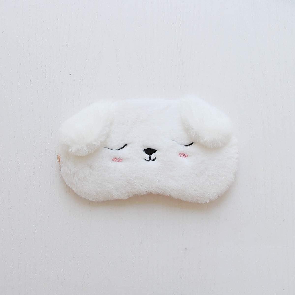 Máscara de Sueño Gato Negro y Perro Blanco Shinywear 2 Pcs