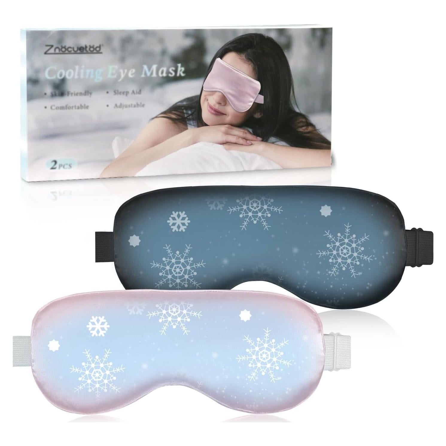 Máscara de Ojos Refrigerante ZNÖCUETÖD - Alivio de Migraña y Estrés