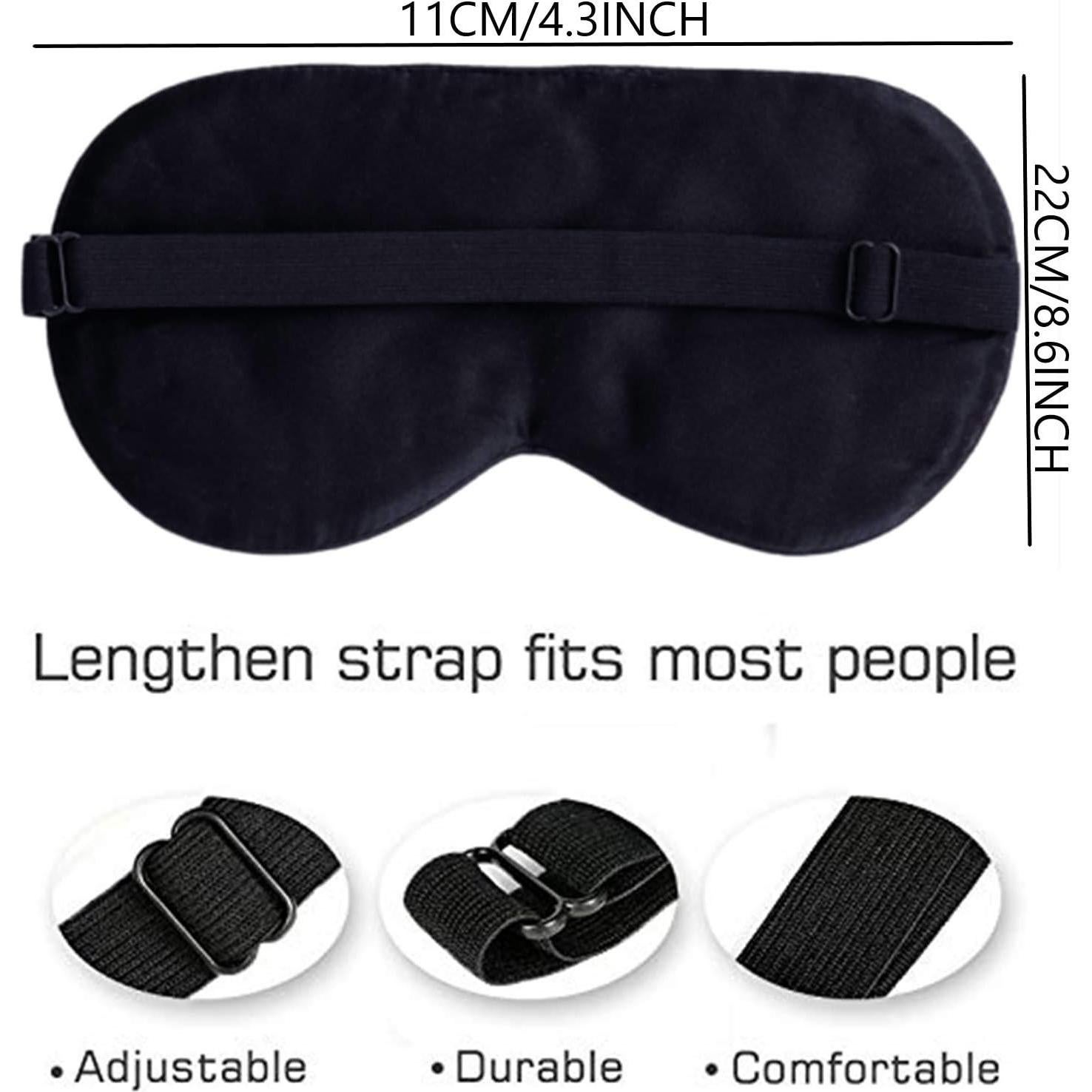 Maxfeel Máscara de Seda Pura para Dormir - Color Floral