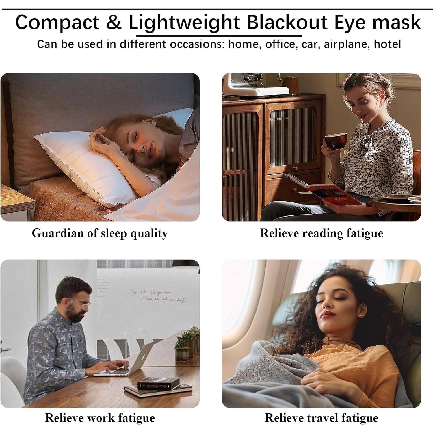 Gafas de Humedad para Ojos Secos LYS - Máscara de Sueño 3D