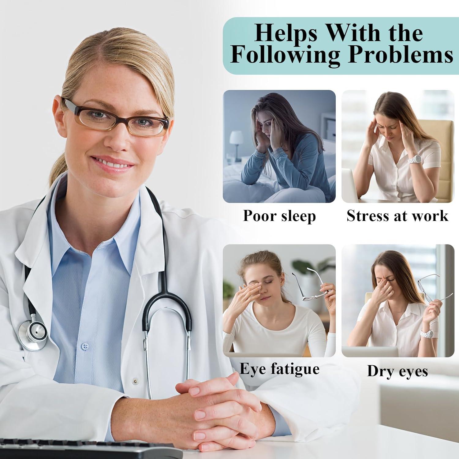 Gafas de Humedad para Ojos Secos LYS - Máscara de Sueño 3D