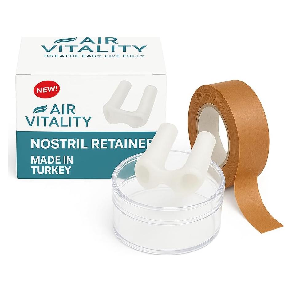 Kit Retenedor Nostril Silicona Grado Médico AIR VITALITY 22x23mm