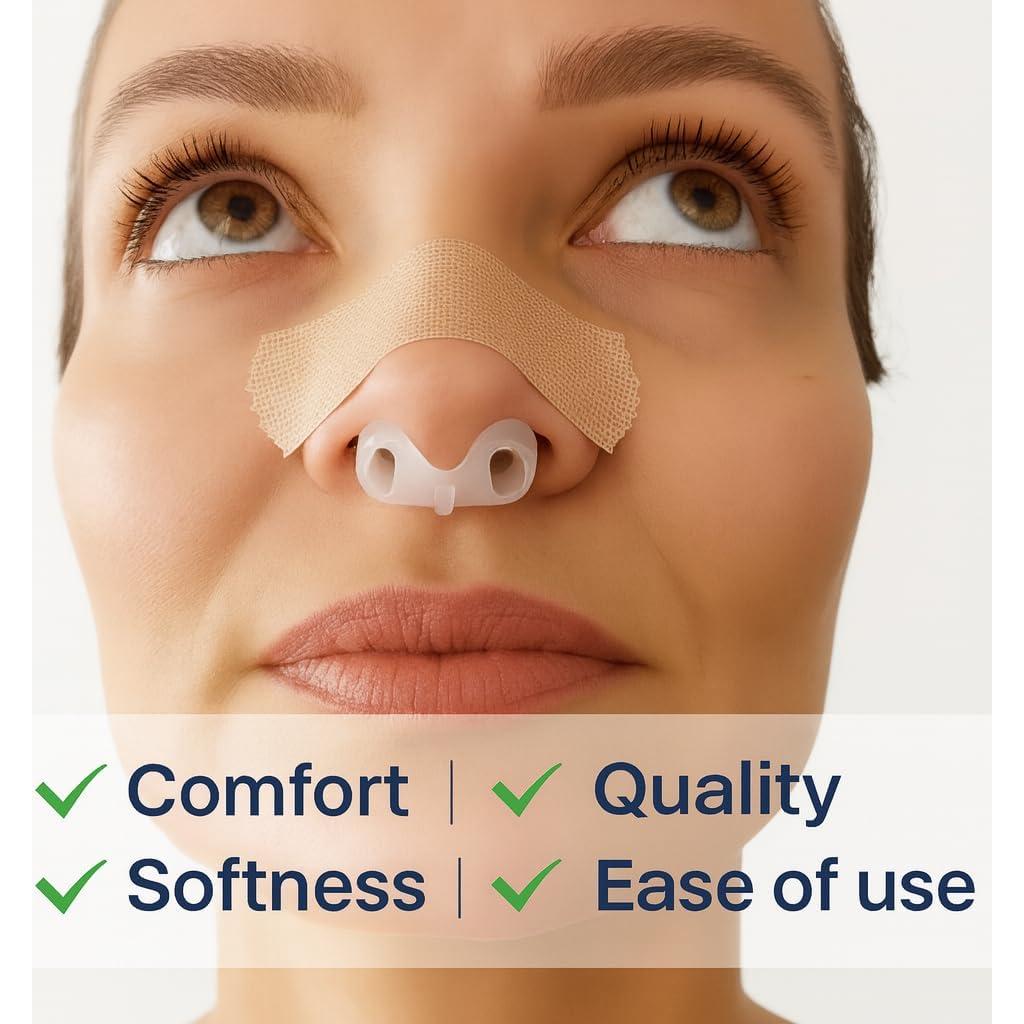 Kit Retenedor Nostril Silicona Grado Médico AIR VITALITY 22x23mm