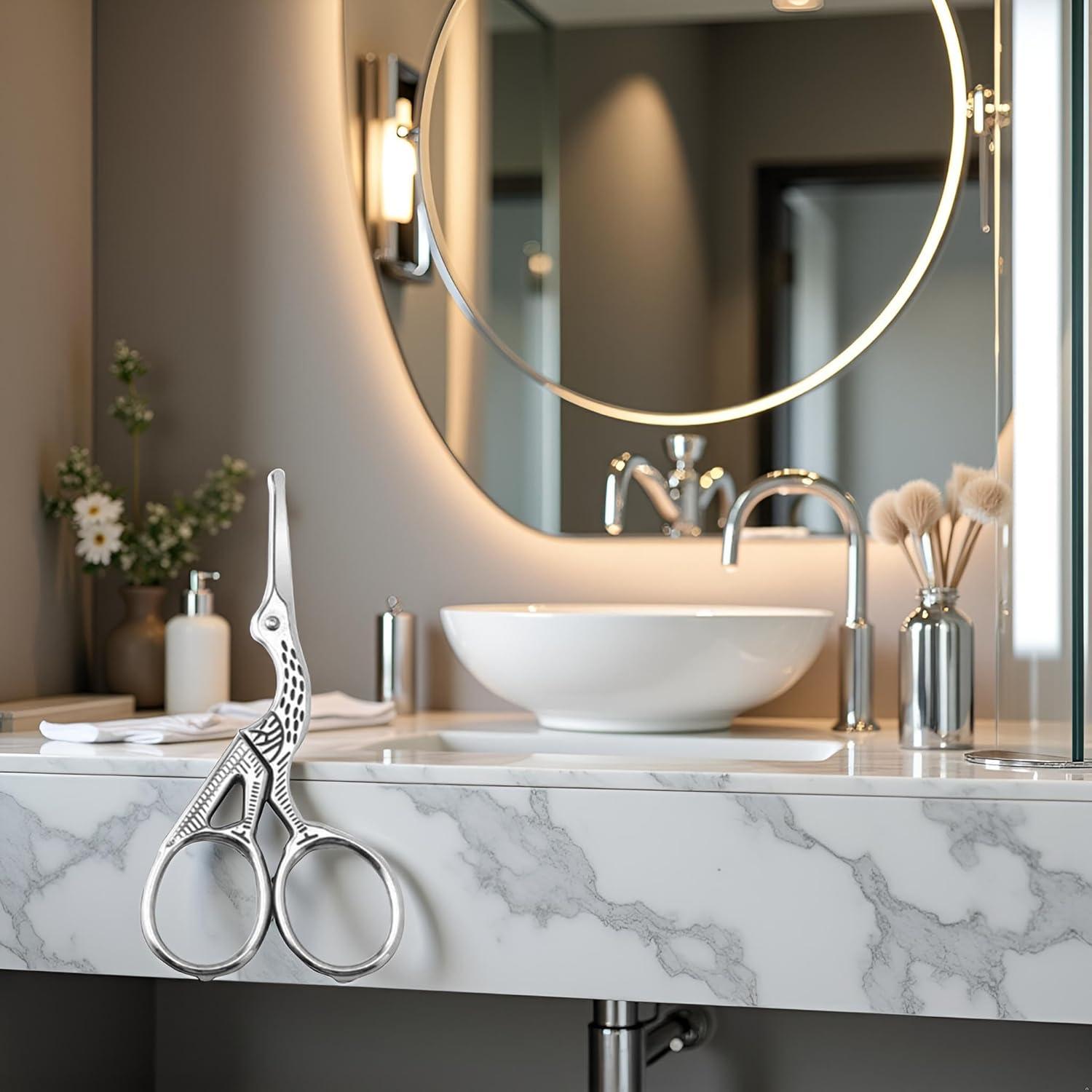 Tijeras para Vello Nasal Htppzjr de Acero Inoxidable 13.9x7.9cm