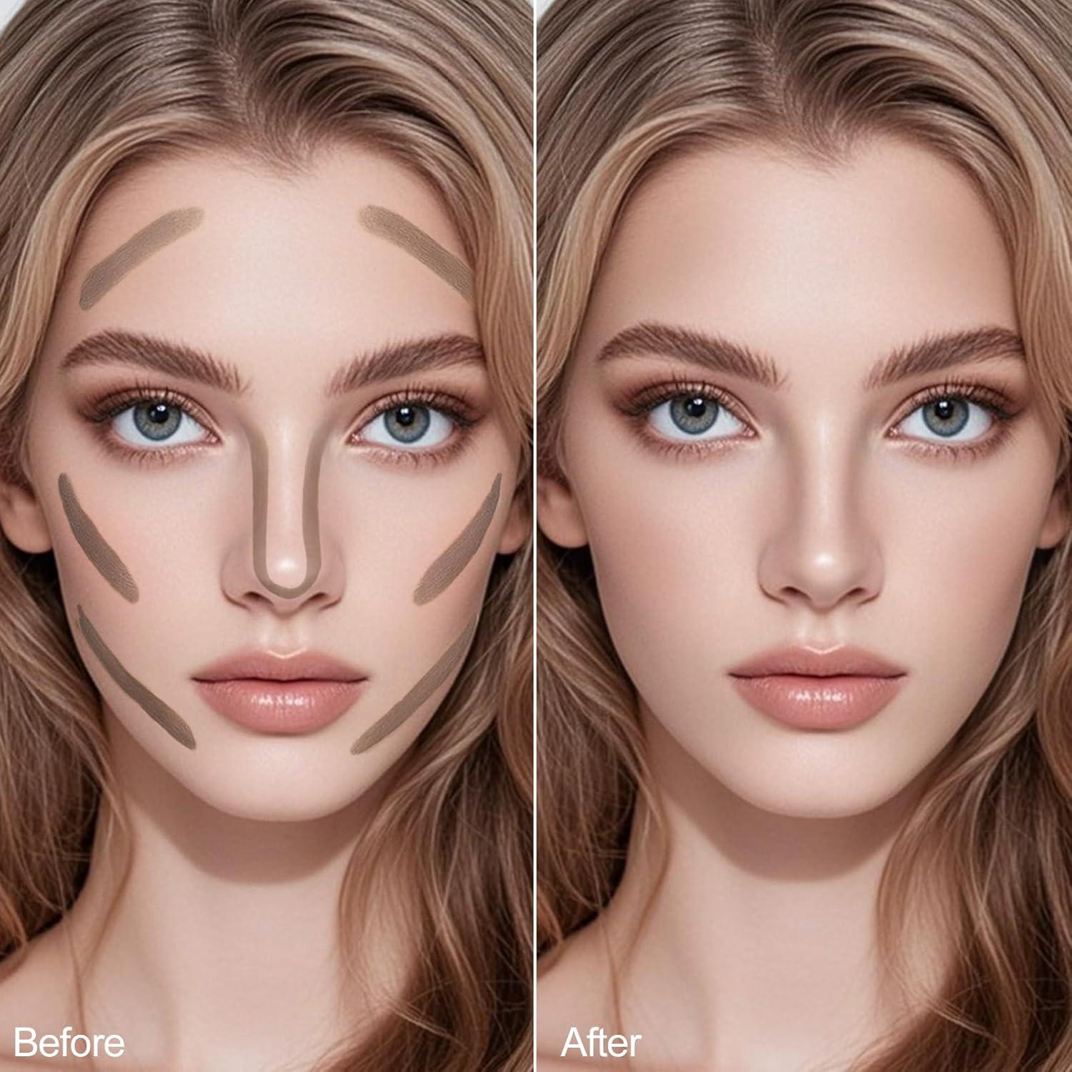 Bastón de Contorno Erinde para Piel Clara - Gris Frío 40g