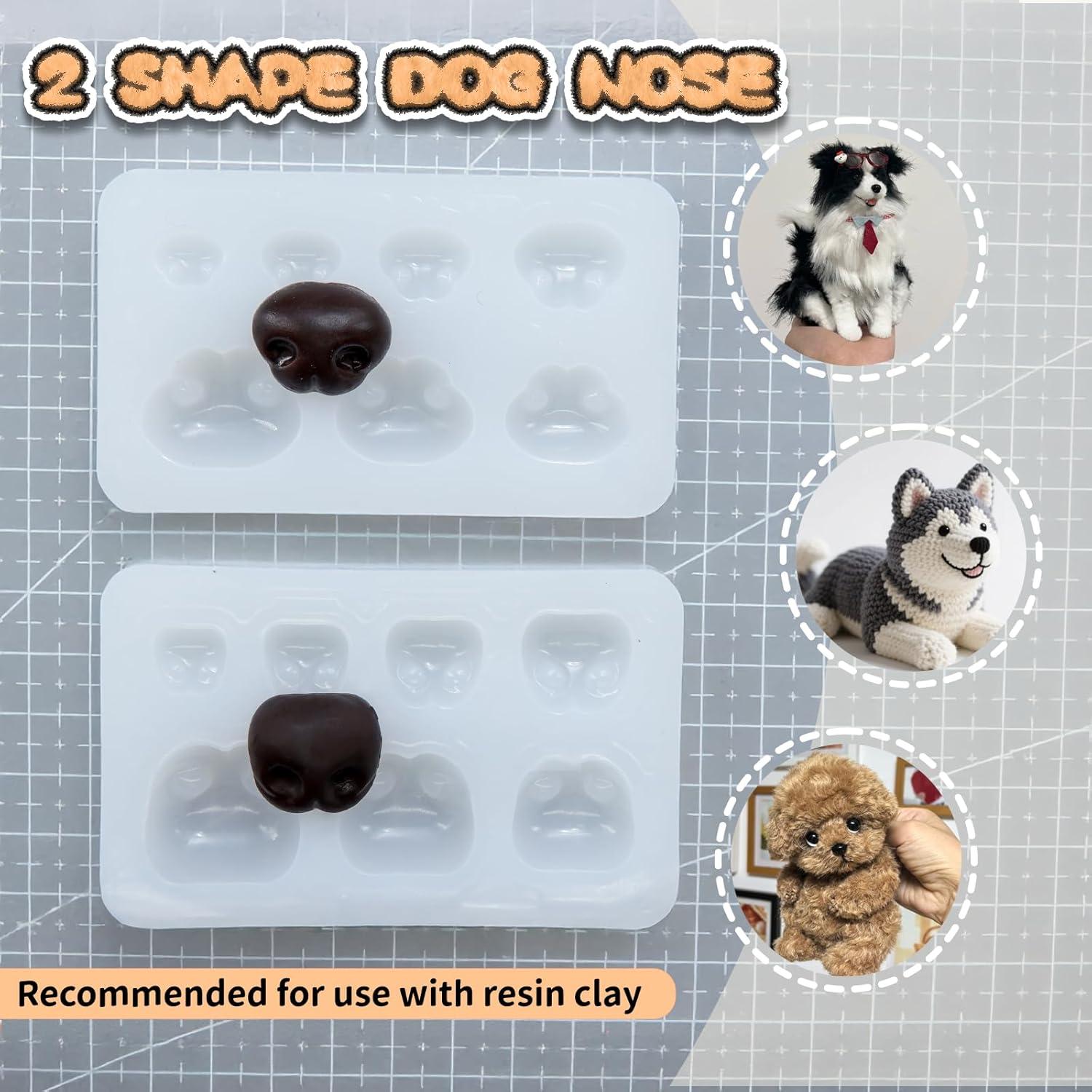 Moldes de Silicona Nuvretk para Narices de Perro - 7 Tamaños