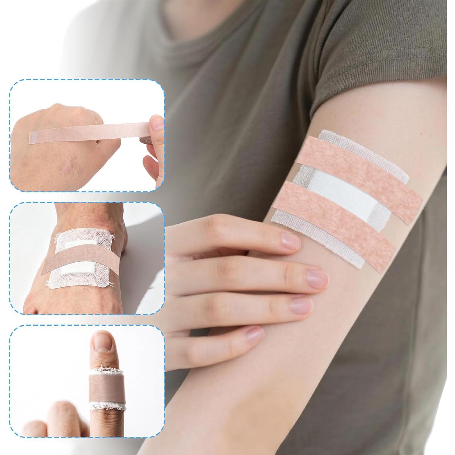 10 Rollos de Cinta Nasal Micropore Penitue 1.3cm x 9.14m