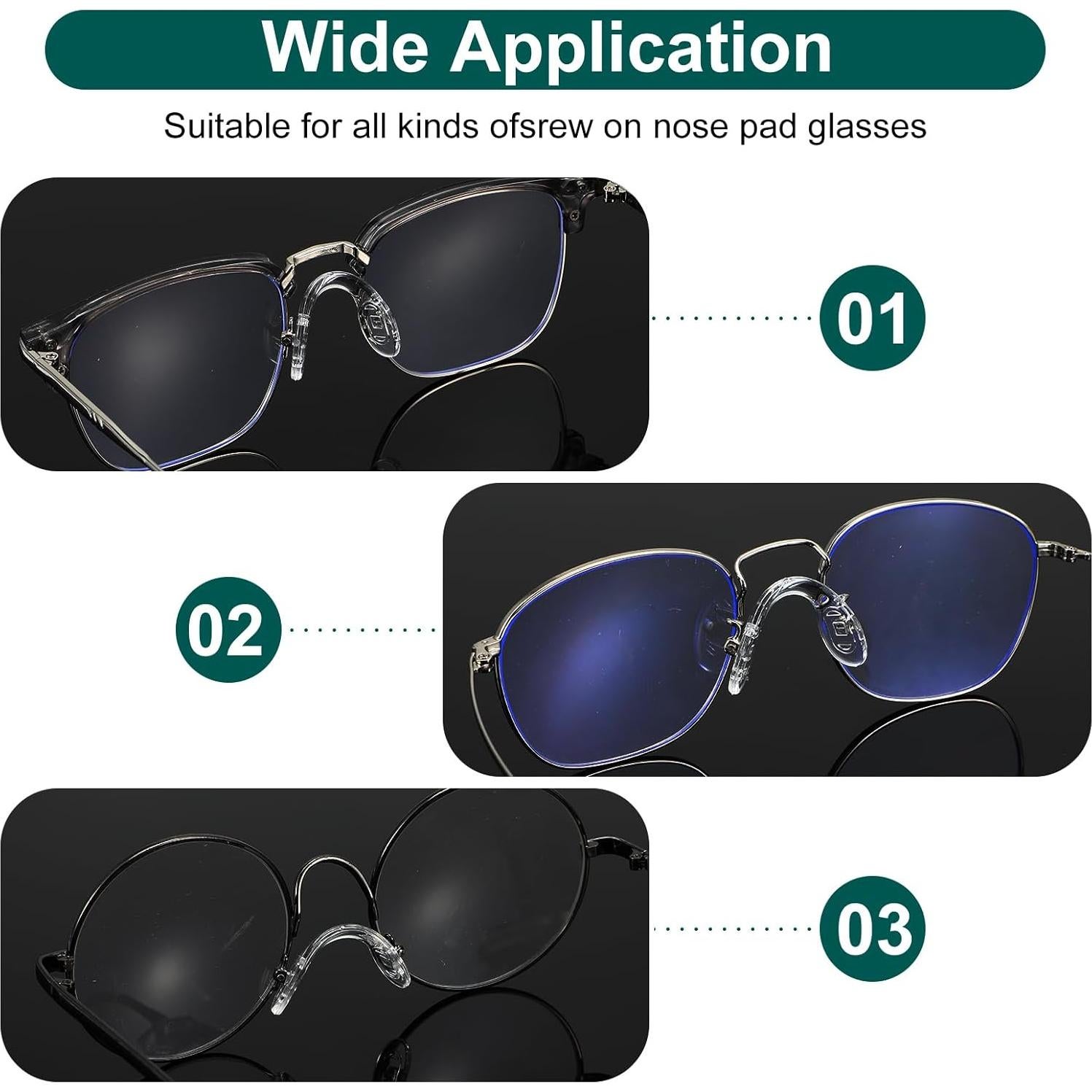 24 Almohadillas de Nariz Silicona Hpmjz 3 Tamaños Antideslizantes