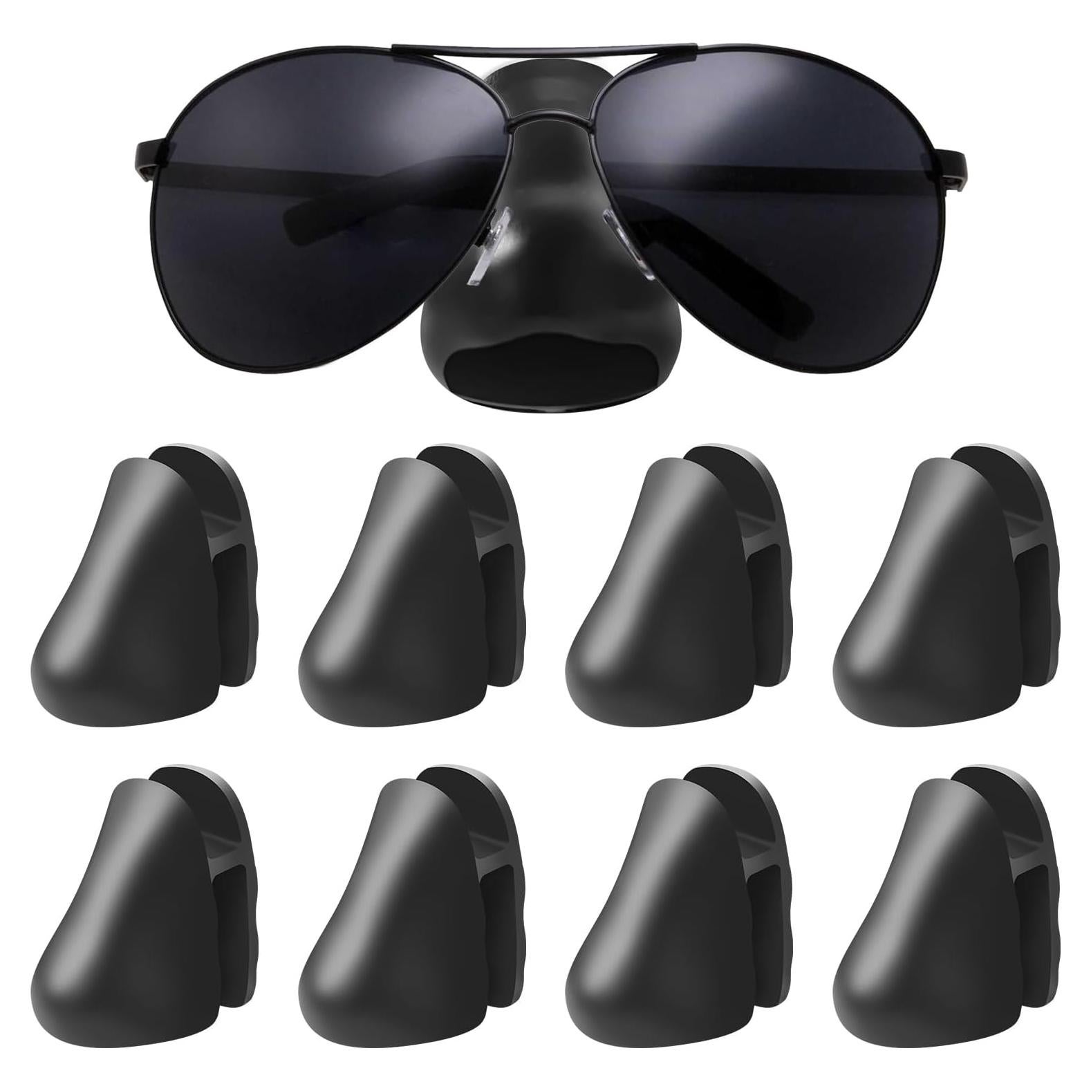 Soporte para Gafas Autoadhesivo Senbos - 8 Piezas, Negro