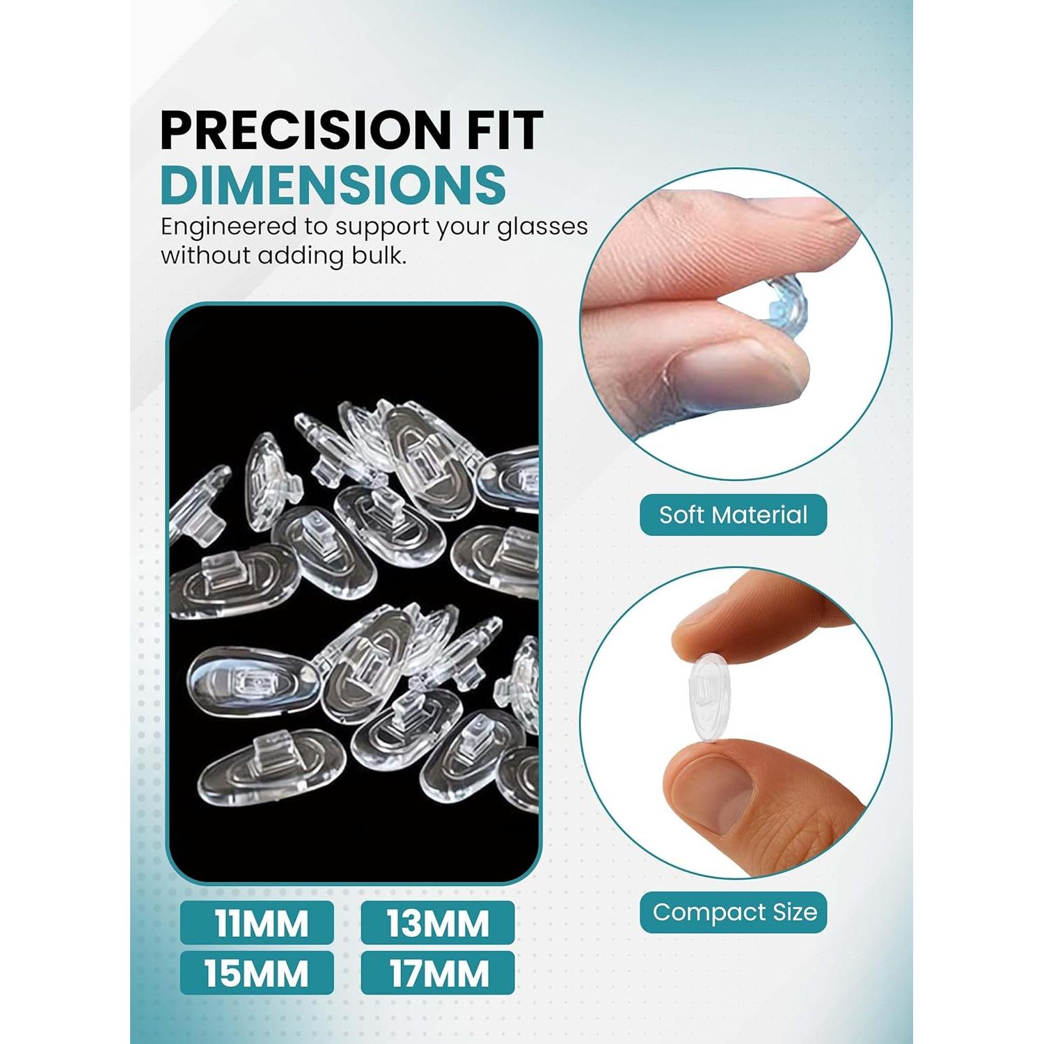 Almohadillas de Nariz de Silicona Sports World Vision 15mm - 25 Pares