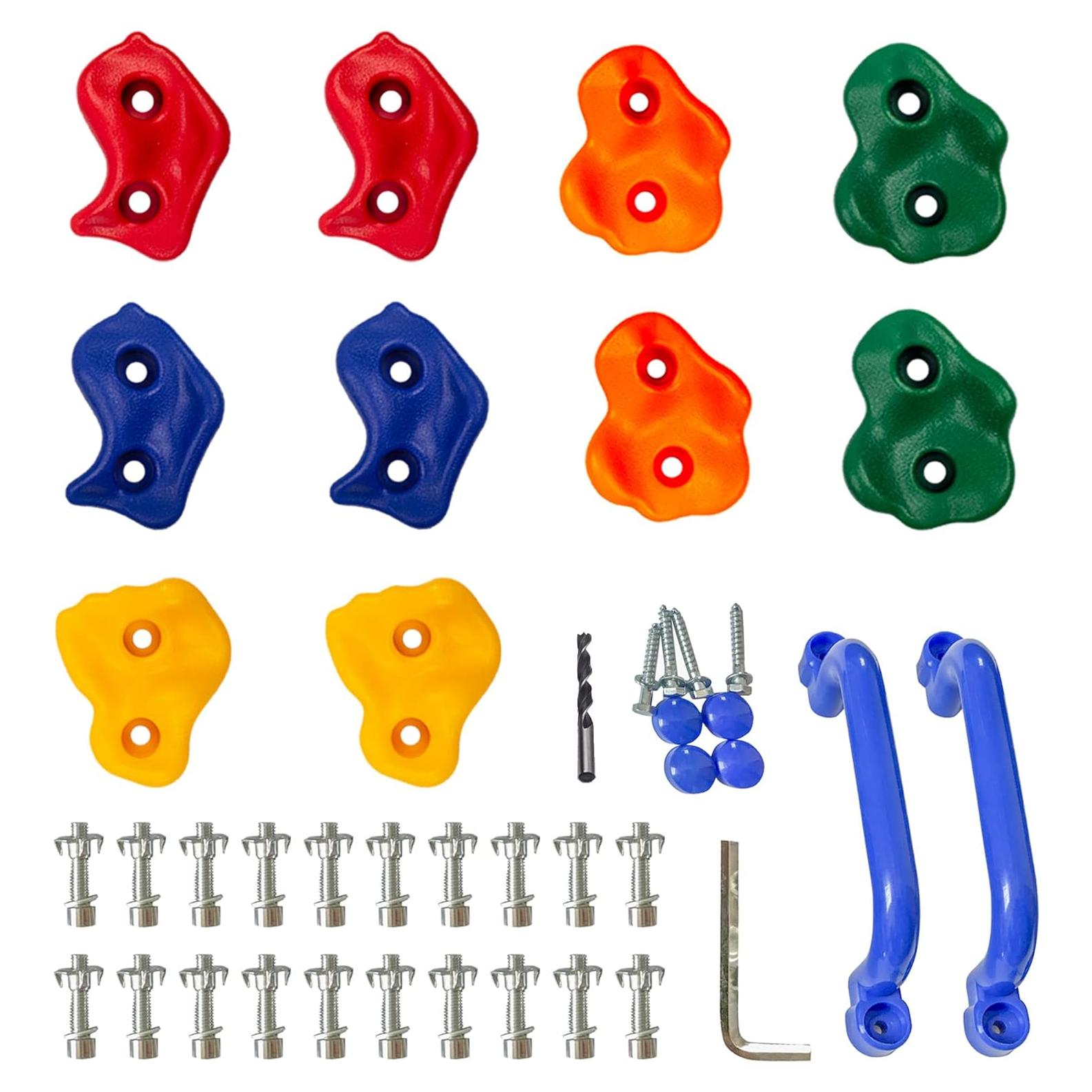 Agarraderas de Escalada KINSPORY 10 Piezas para Niños