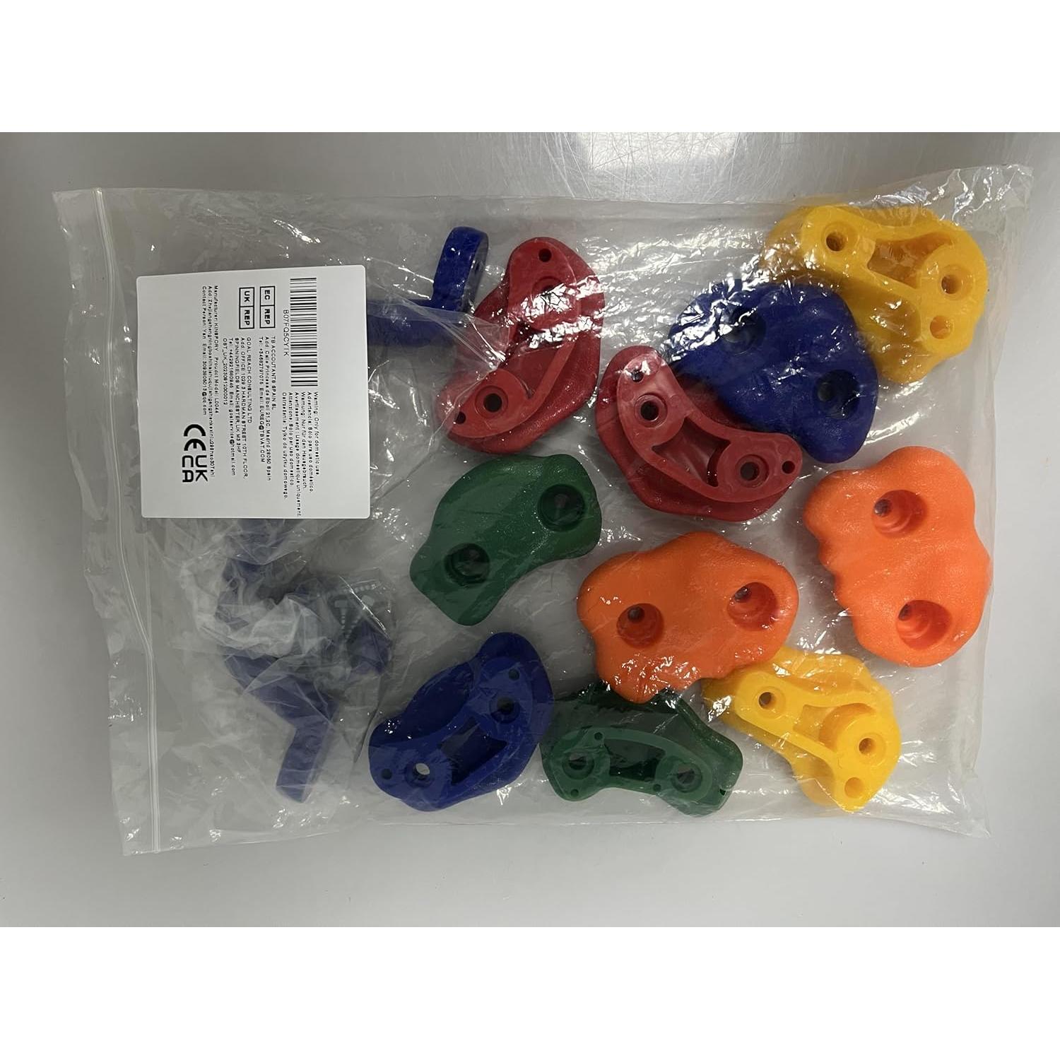 Agarraderas de Escalada KINSPORY 10 Piezas para Niños