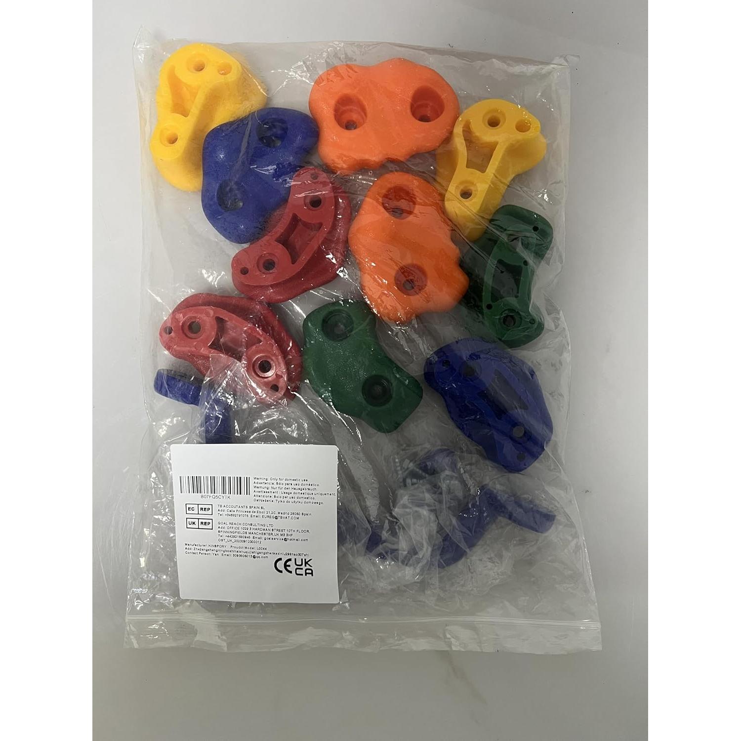 Agarraderas de Escalada KINSPORY 10 Piezas para Niños