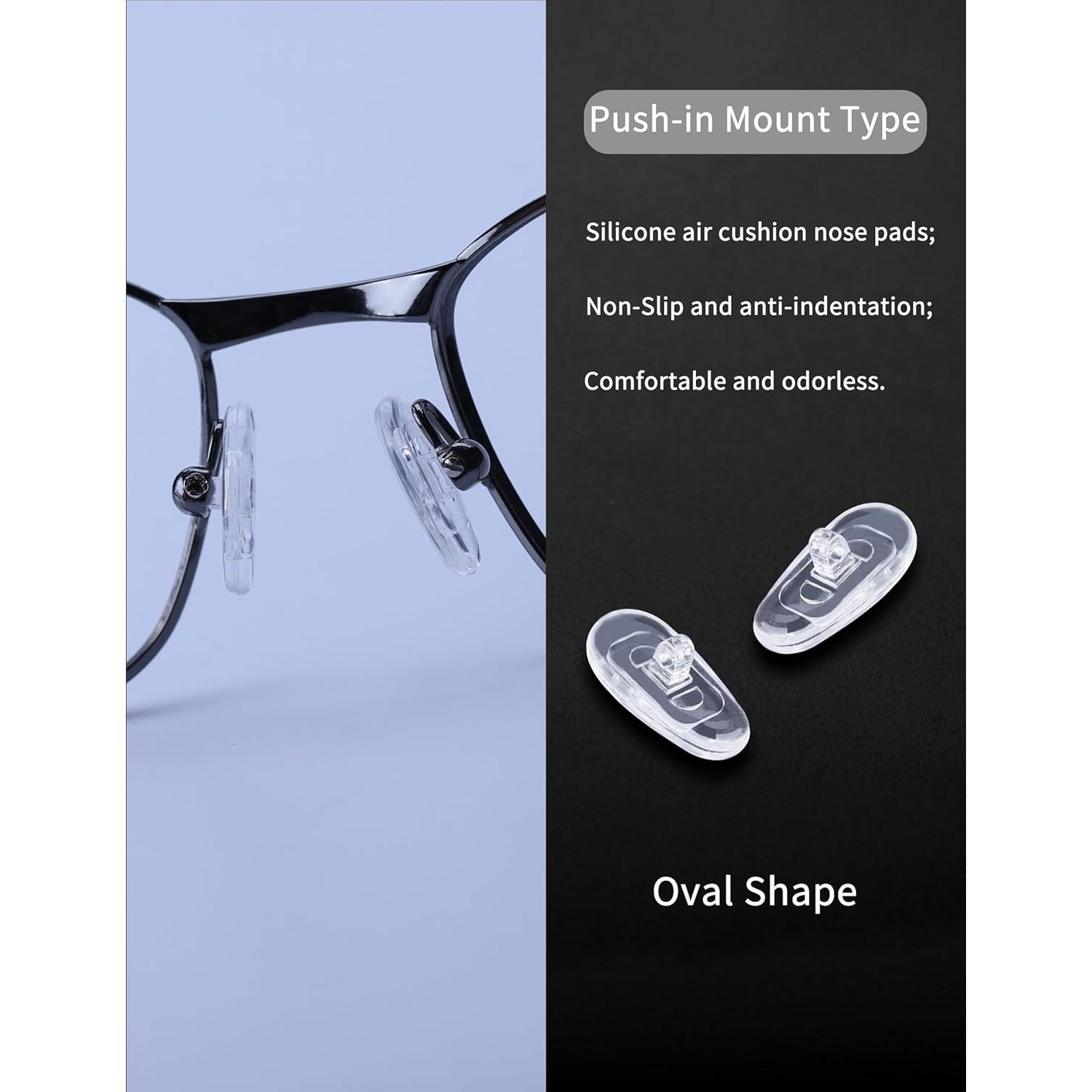 Almohadillas de nariz de silicona suave Combine8 - 6 pares