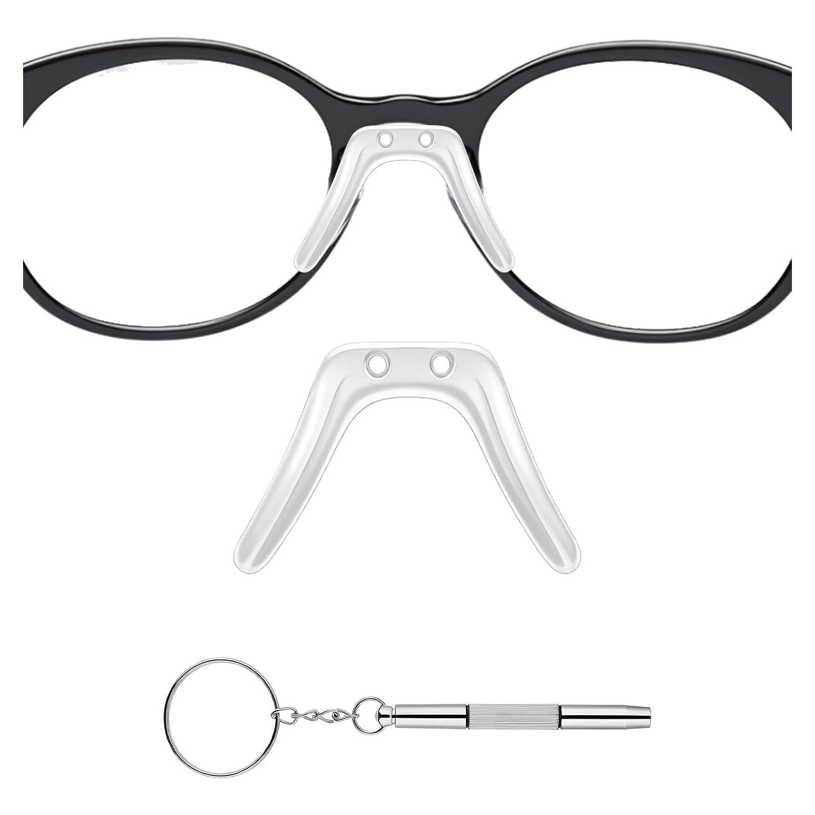 Almohadillas para nariz de gafas Jxiwfvl - 2 pcs antideslizantes