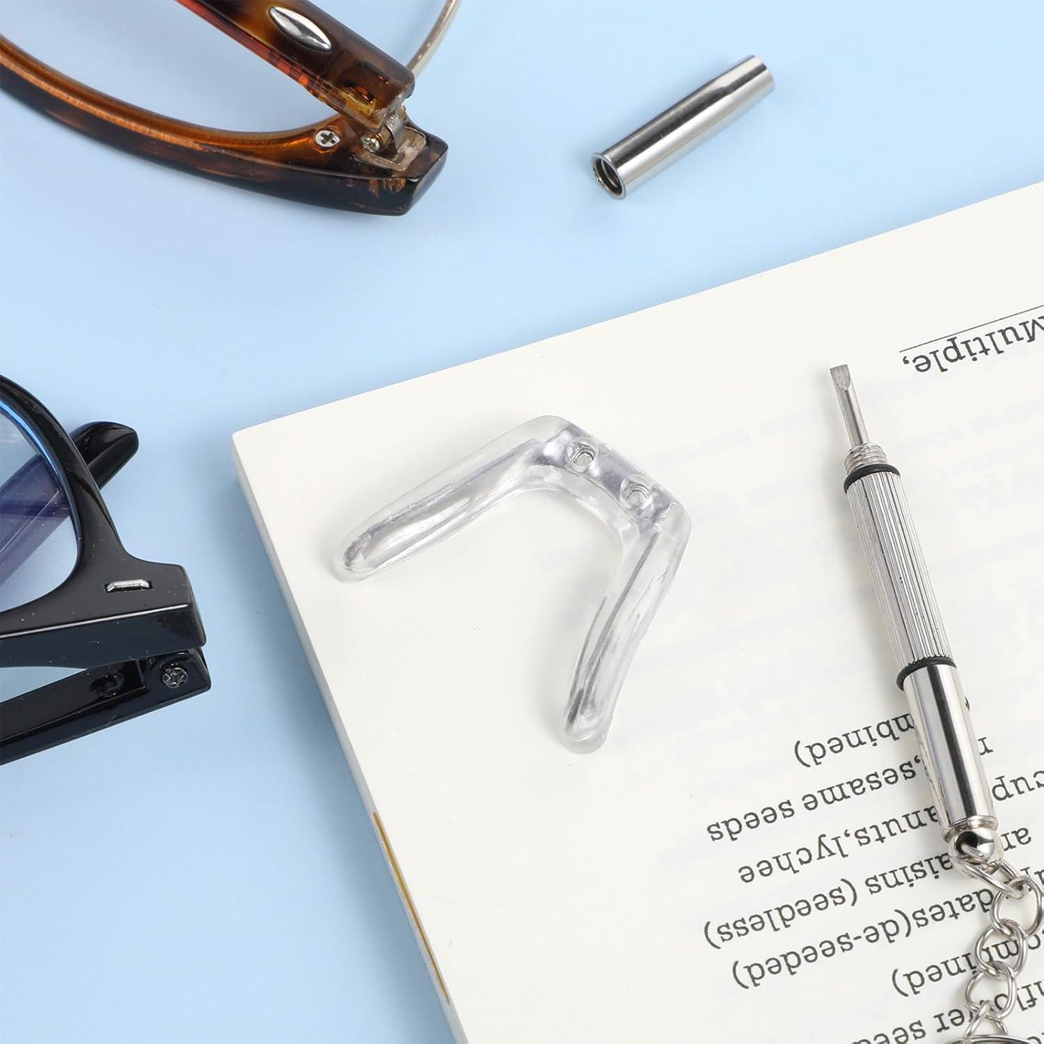 Almohadillas para nariz de gafas Jxiwfvl - 2 pcs antideslizantes