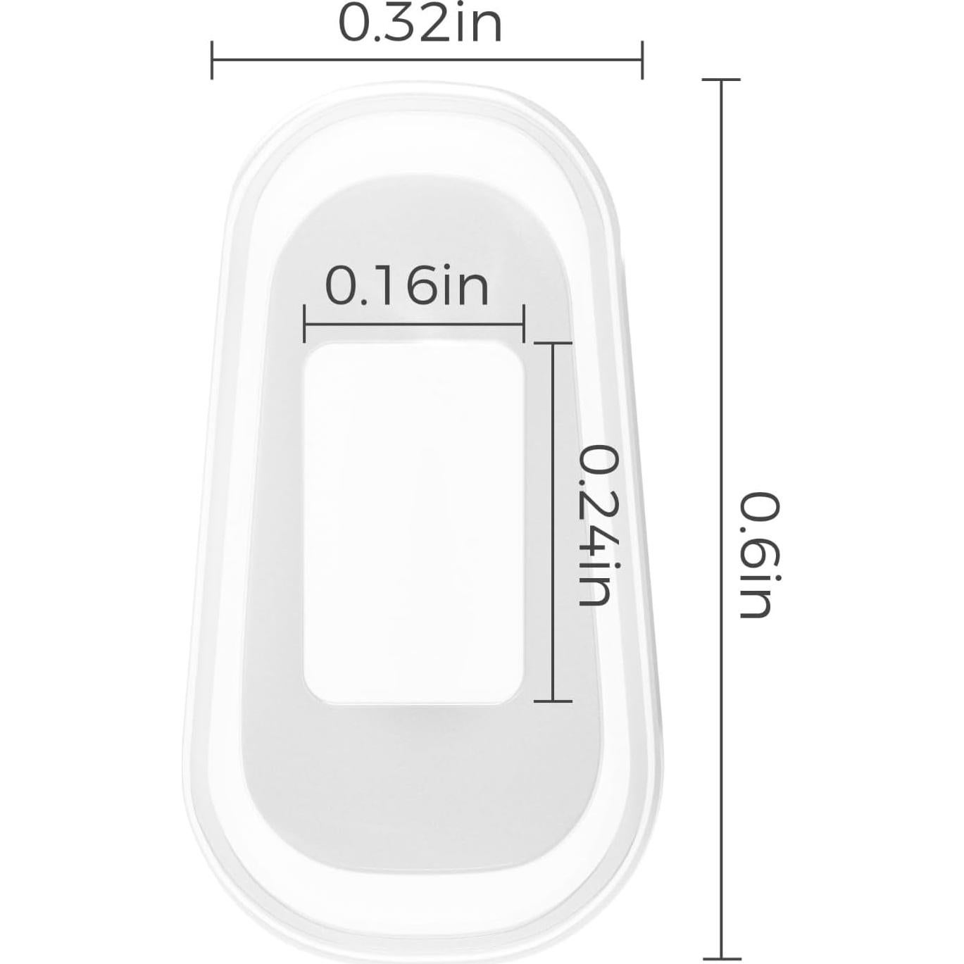6 Pares de Almohadillas Nasales de Silicona HILEEN Transparentes