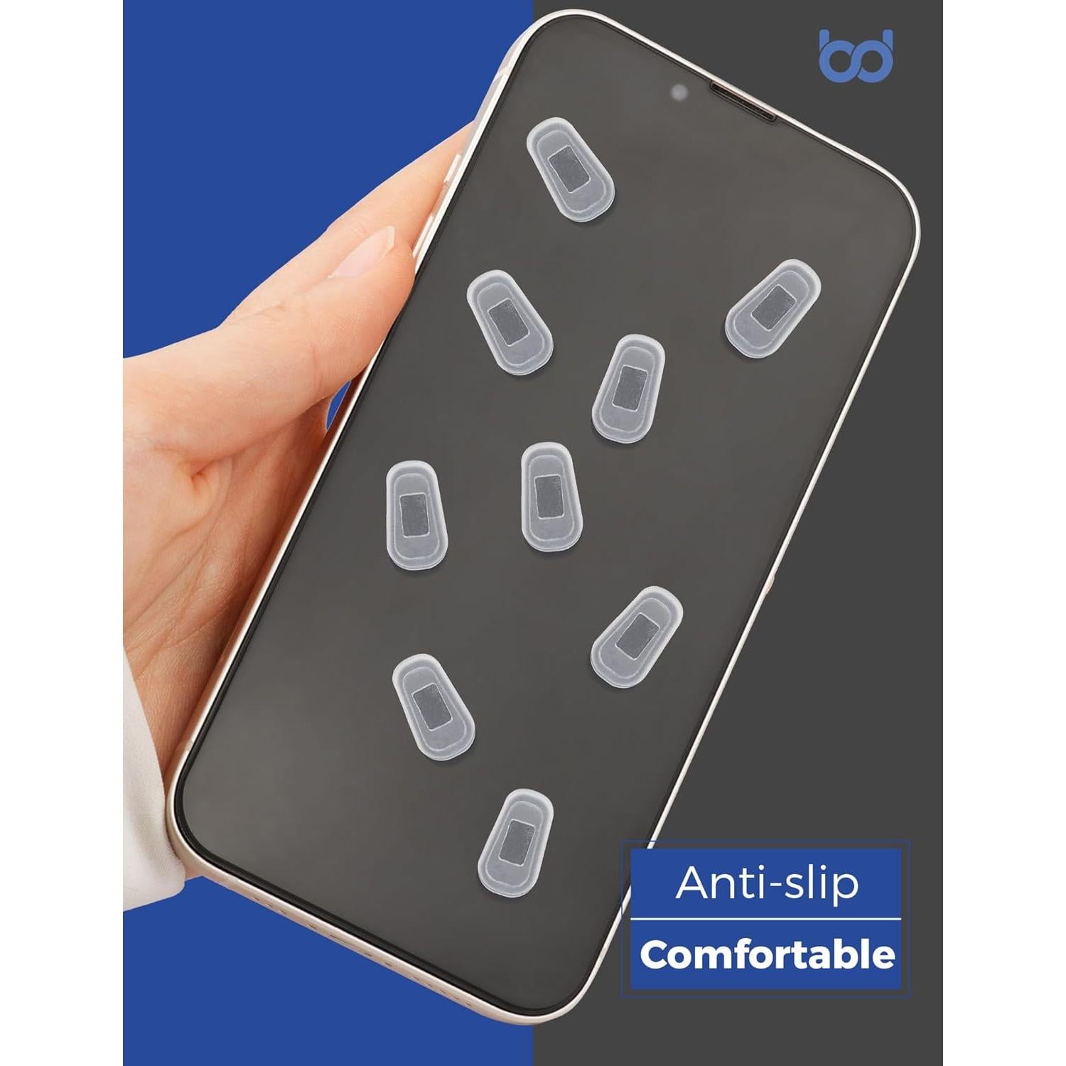 6 Pares de Almohadillas Nasales de Silicona HILEEN Transparentes