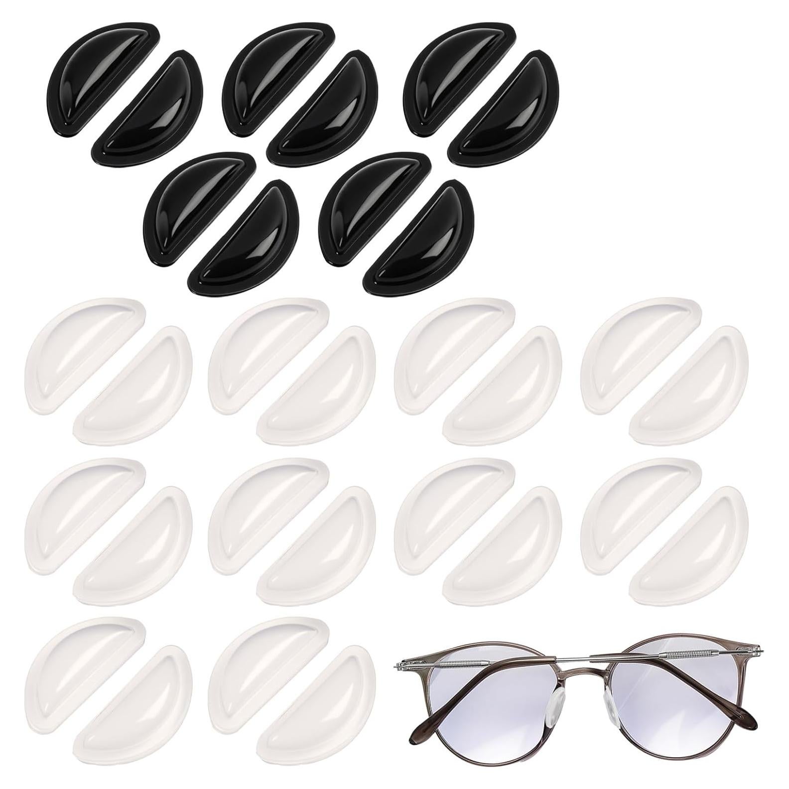 15 Pares Almohadillas Silicona Suave para Gafas MGMOOA