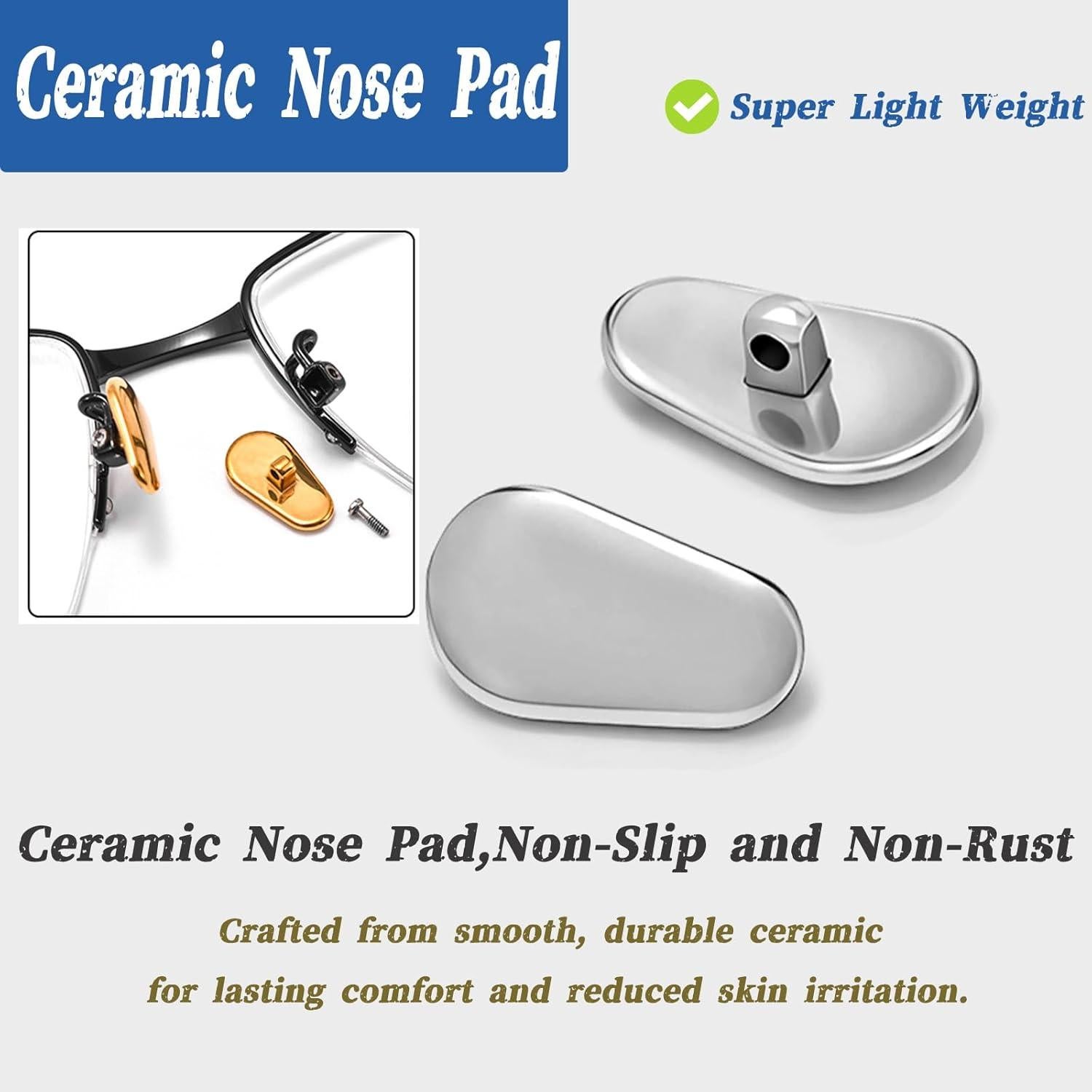 Almohadillas de nariz cerámicas TORWOL antideslizantes - 2 pares