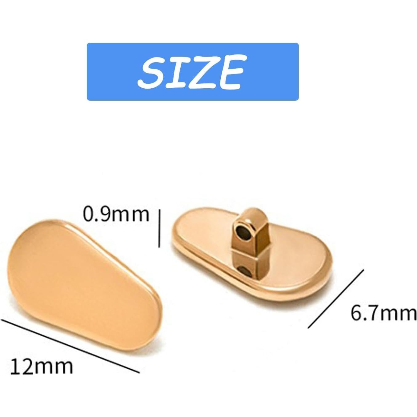 Almohadillas de nariz cerámicas TORWOL antideslizantes - 2 pares