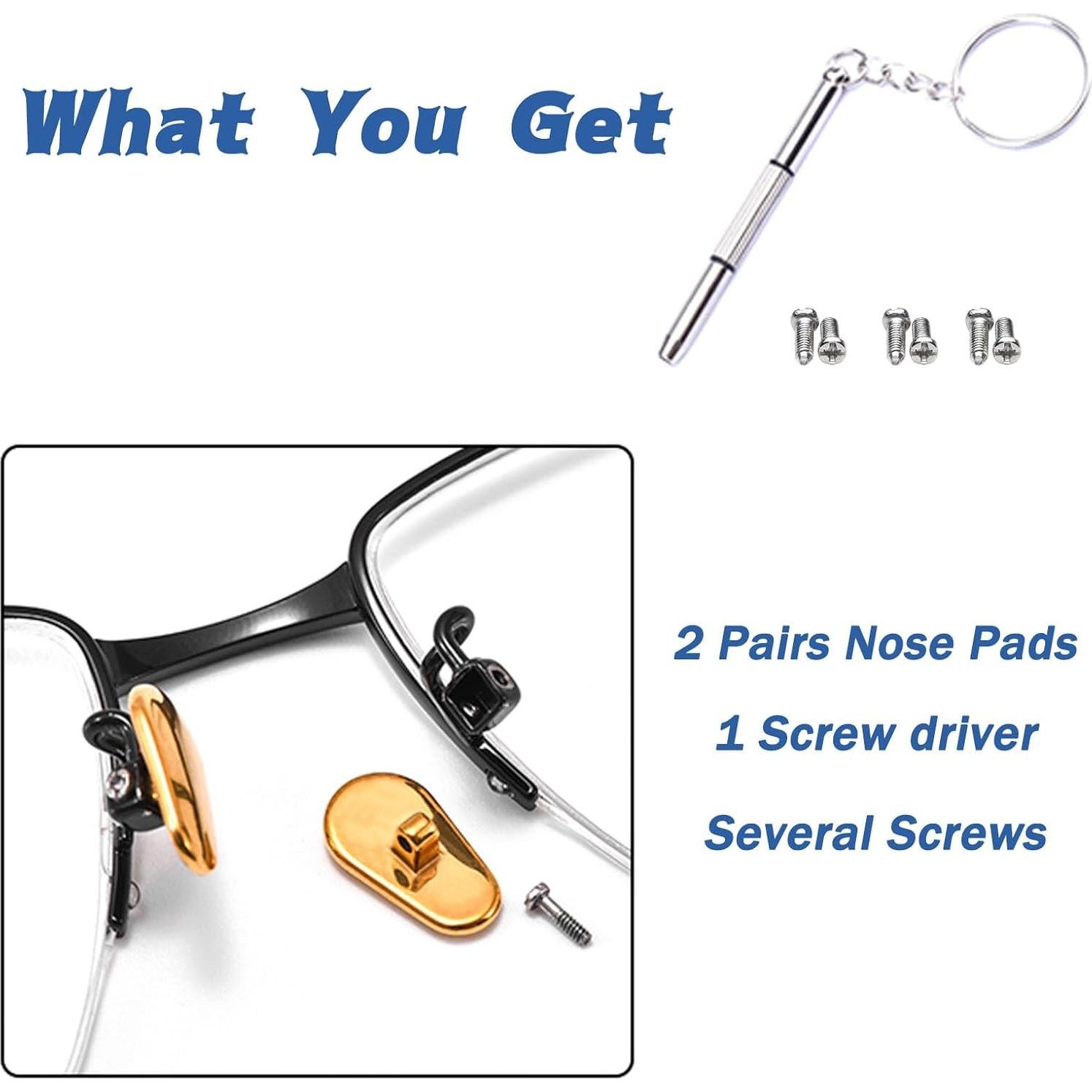 Almohadillas de nariz cerámicas TORWOL antideslizantes - 2 pares